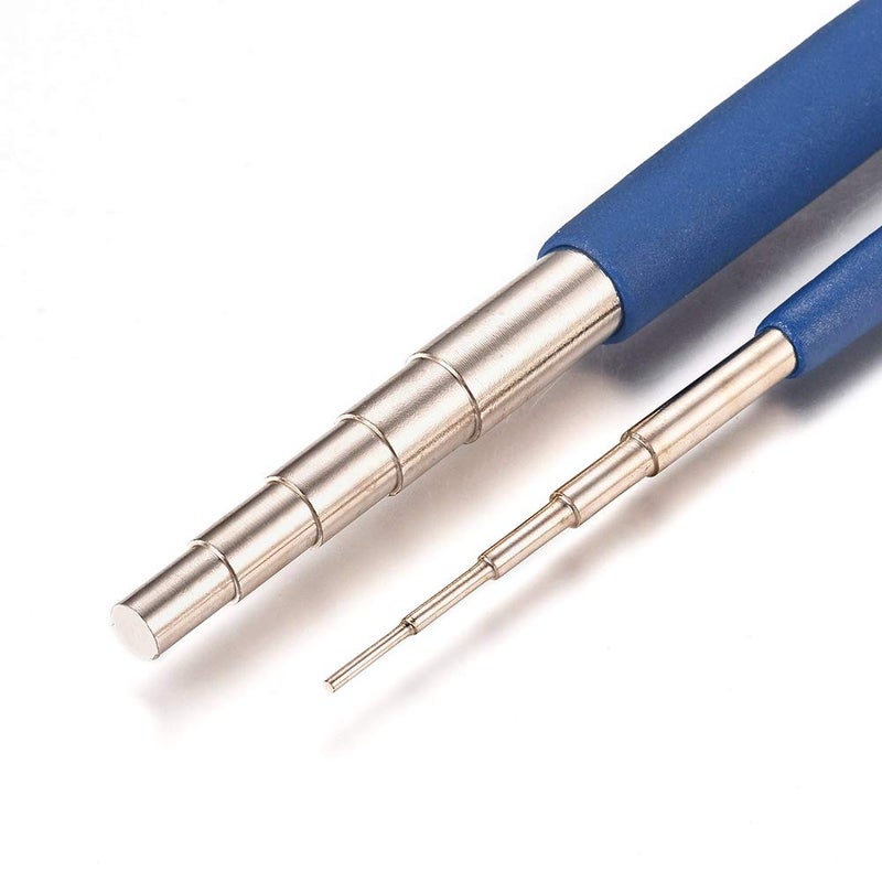 BB Beadthoven Beadthoven 2Pcs 10 Sizes Round Multi Jump Ring Mandrel Wire Looping Rods Forming Rings Tool for Jewelry Making Kit - Image 2
